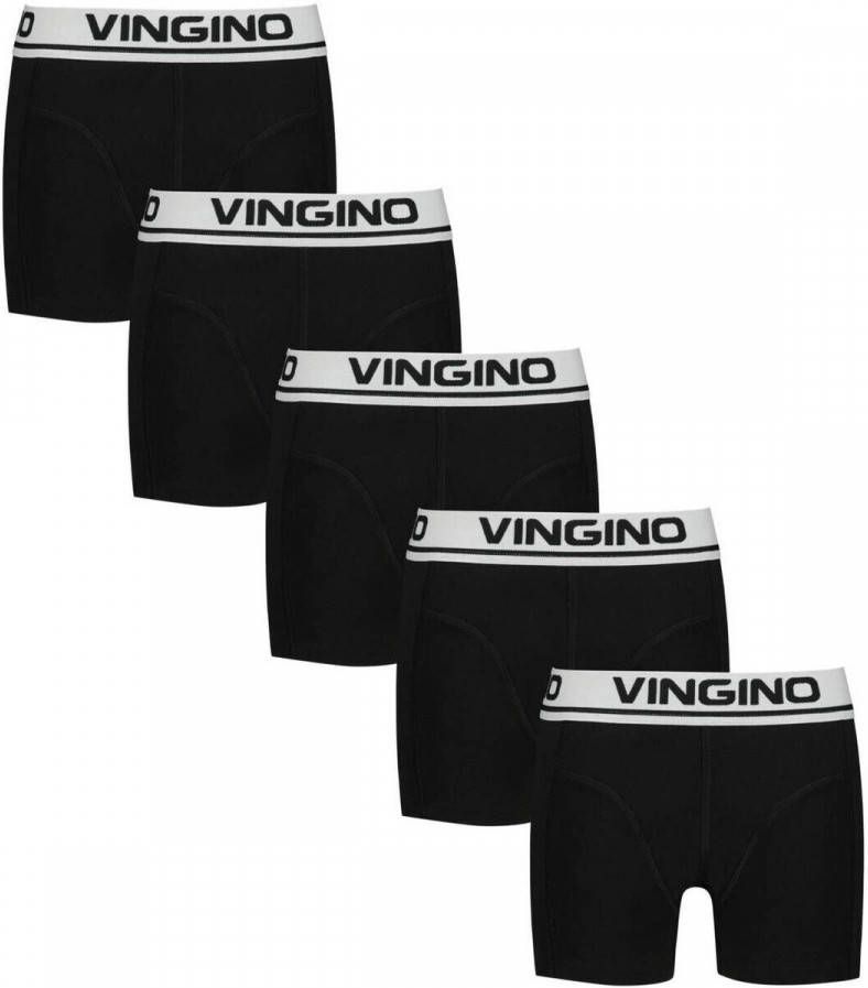 Vingino Zwarte Boxershort Boys Boxer(5 pack ) online kopen